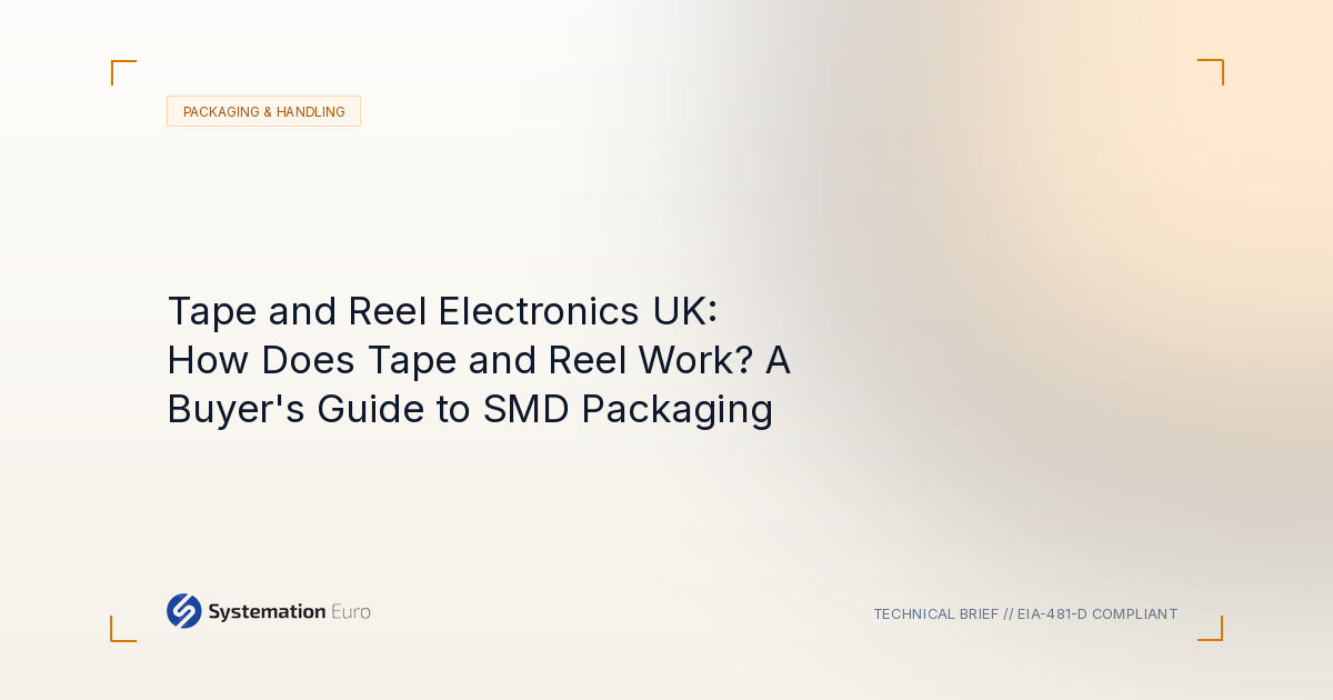 Tape and Reel Electronics UK: How Does Tape and Reel Work? A Buyer’s Guide to SMD Packaging - Systemation Euro Northampton UK