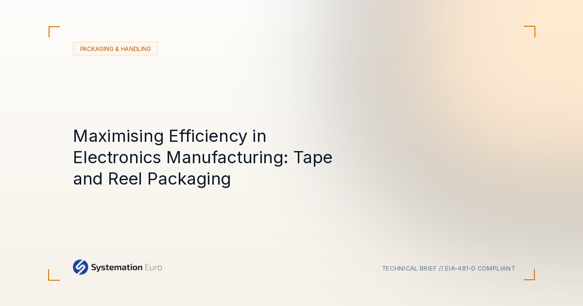 Maximising Efficiency in Electronics Manufacturing: Tape and Reel Packaging - Systemation Euro Northampton UK