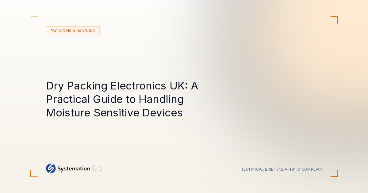 Dry Packing Electronics UK: A Practical Guide to Handling Moisture Sensitive Devices - Systemation Euro Northampton UK